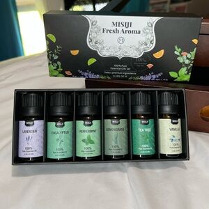 MISIJI Fresh Aroma Pure Essential Oils Set - 6 Piece Collection